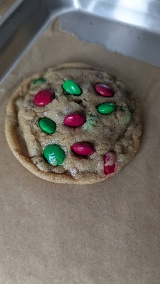 Christmas M&M Chocolate Chip